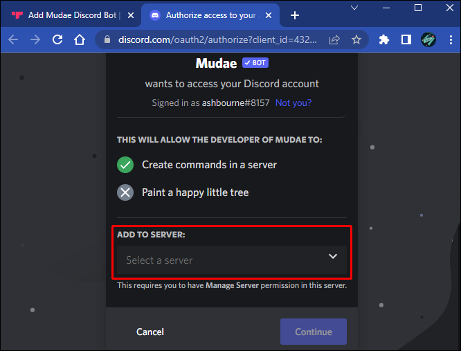 How to Add Mudae Bot to your discord server